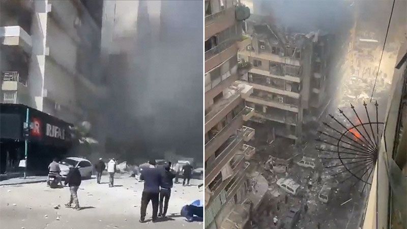 Agresi&oacute;n israel&iacute; a gran escala contra m&uacute;ltiples zonas residenciales en L&iacute;bano