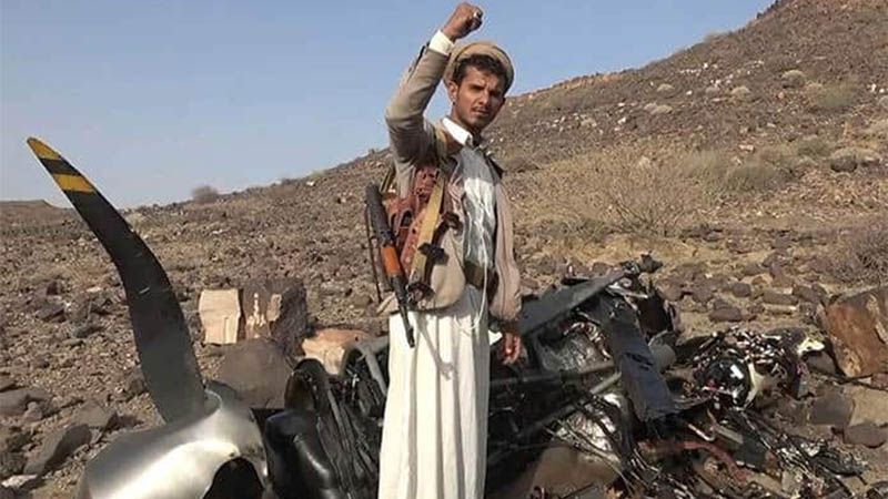 Fuerzas de Yemen derriban un nuevo dron saud&iacute; sobre la provincia de Saada