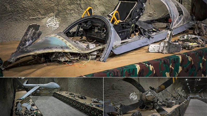 Ir&aacute;n exhibe restos de F-15 y otros aviones estadounidenses e israel&iacute;es derribados