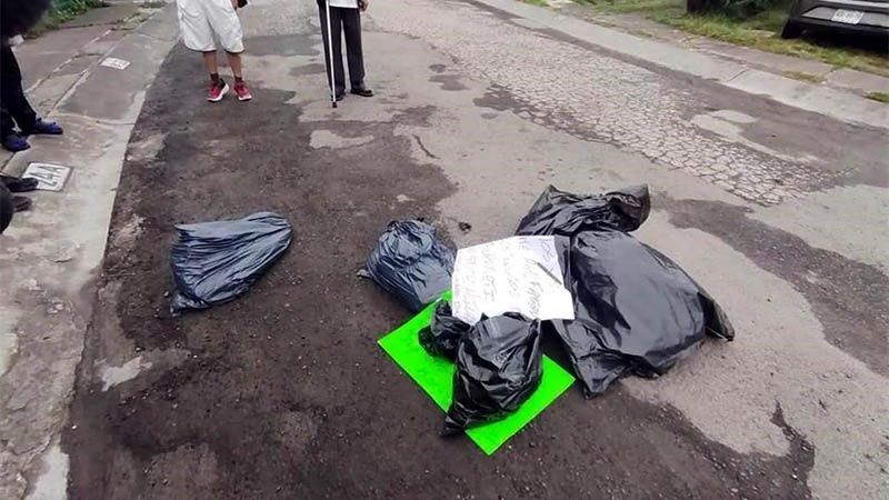 Hallan bolsas con restos humanos y mensajes intimidatorios en una ciudad de M&eacute;xico