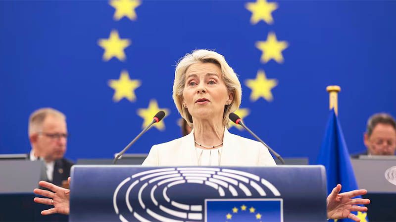 Von der Leyen promete a Ucrania el mayor apoyo ante el &ldquo;invierno m&aacute;s duro&rdquo; de la guerra