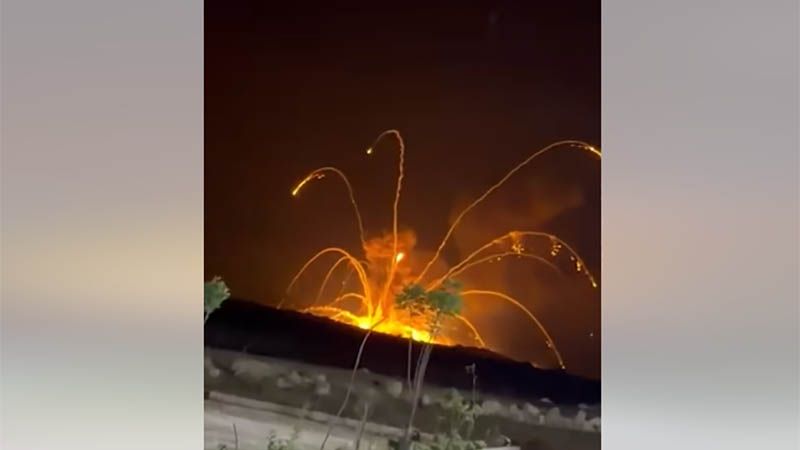 Reportan fuerte explosi&oacute;n en un dep&oacute;sito de municiones en el norte de Siria (video)