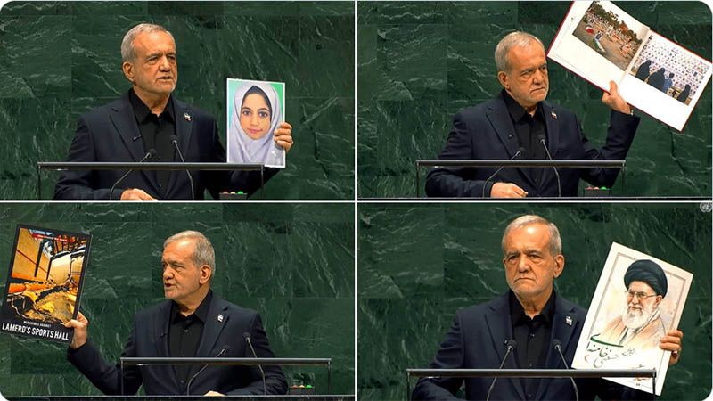 Presidente de Ir&aacute;n expone cr&iacute;menes de EEUU en Asamblea General de la ONU