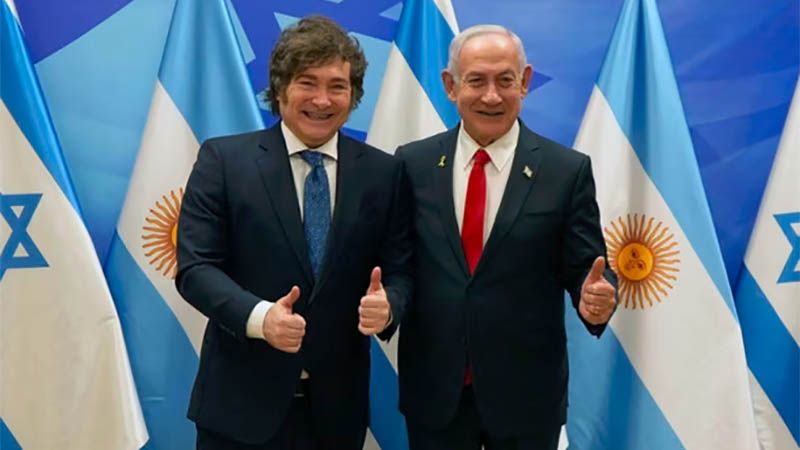 Netanyahu agradece a Milei su apoyo &ldquo;incondicional&rdquo; a la entidad sionista