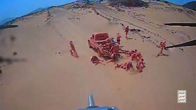 Drones yemen&iacute;es persiguen y atacan a fuerzas militares del &ldquo;enemigo saud&iacute;&rdquo; (video)