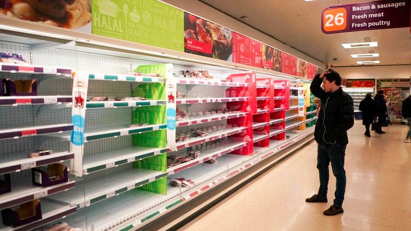 Reino Unido ser&iacute;a incapaz de alimentar a su poblaci&oacute;n en caso de una crisis, alertan expertos