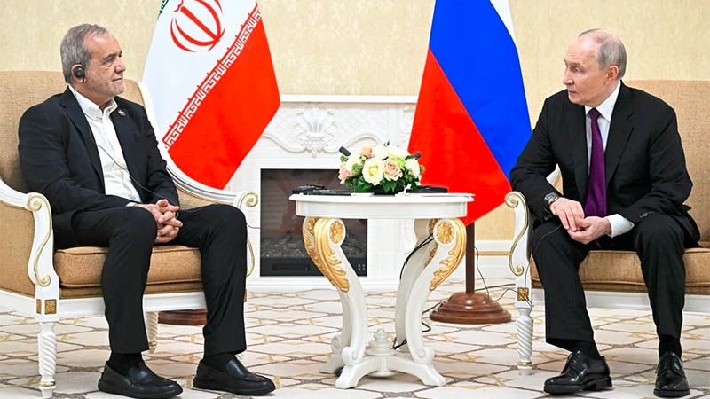Putin promete a Ir&aacute;n hacer &ldquo;todo lo posible&rdquo; para frenar la guerra en Asia Occidental