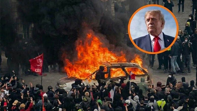 Trump pide a Francia cerrar sus fronteras tras la ola de disturbios