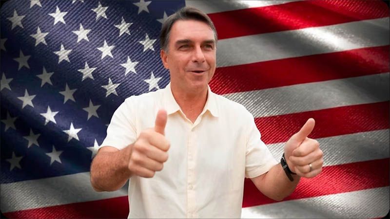Fl&aacute;vio Bolsonaro llega a Estados Unidos tras huir de Brasil, seg&uacute;n reportes