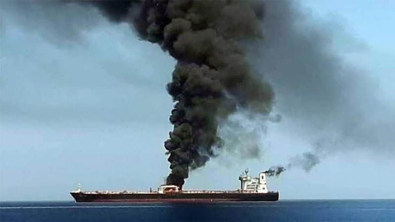 Ir&aacute;n anuncia explosi&oacute;n de otro petrolero por una mina en Ormuz, el sexto caso del viernes
