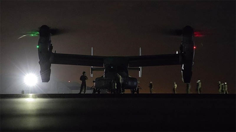 helicóptero Apache AH-64 de la Fuerzas Aérea de EEUU