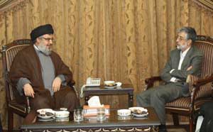NASRALLAH SE REUNIÓ CON UNA DELEGACIÓN IRANÍ
