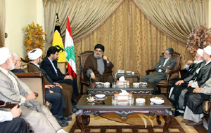 NASRALLAH SE REUNIÓ CON UNA DELEGACIÓN IRANÍ